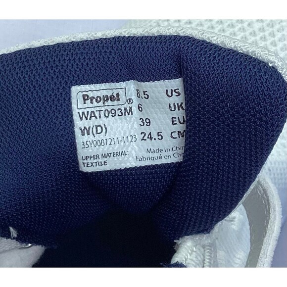 Propet Women's White Sneakers WAT093M Travelactiv Axial FX by Propet 8.5W - Picture 9 of 10